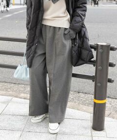 URBAN RESEARCH DOORS / アーバンリサーチ ドアーズ その他パンツ | ヘリンボーンピンタックイージーパンツ