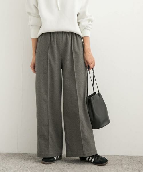 URBAN RESEARCH DOORS / アーバンリサーチ ドアーズ その他パンツ | ヘリンボーンピンタックイージーパンツ | 詳細13