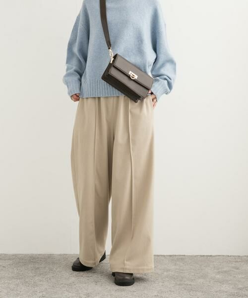 URBAN RESEARCH DOORS / アーバンリサーチ ドアーズ その他パンツ | ヘリンボーンピンタックイージーパンツ | 詳細19