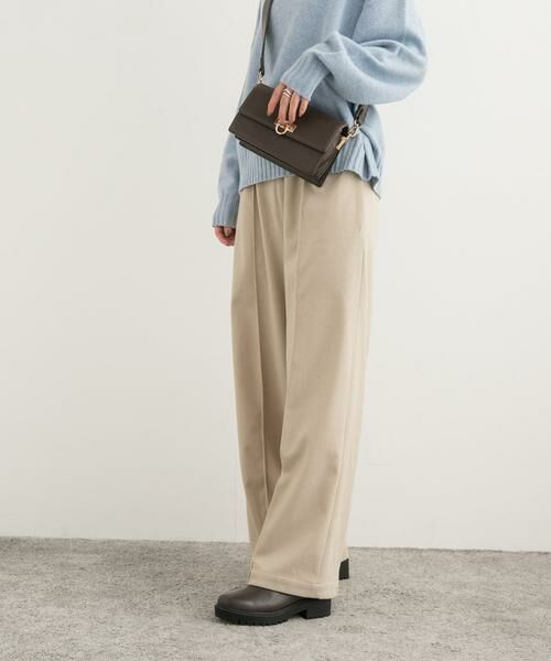 URBAN RESEARCH DOORS / アーバンリサーチ ドアーズ その他パンツ | ヘリンボーンピンタックイージーパンツ | 詳細23