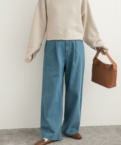 URBAN RESEARCH DOORS / アーバンリサーチ ドアーズ デニムパンツ | 裏起毛タックデニムパンツ | 詳細3