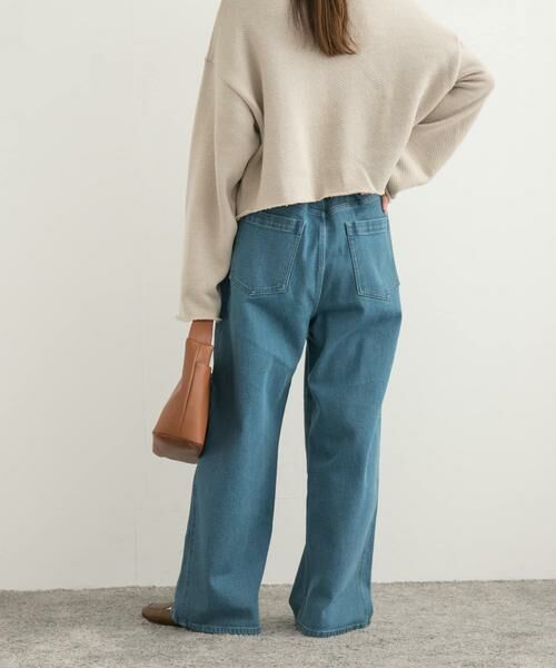 URBAN RESEARCH DOORS / アーバンリサーチ ドアーズ デニムパンツ | 裏起毛タックデニムパンツ | 詳細4