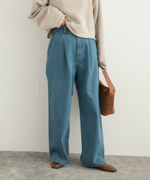 URBAN RESEARCH DOORS / アーバンリサーチ ドアーズ デニムパンツ | 裏起毛タックデニムパンツ | 詳細5