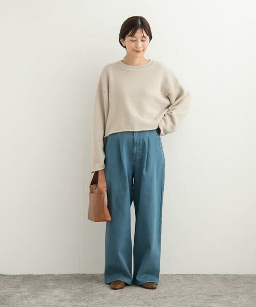 URBAN RESEARCH DOORS / アーバンリサーチ ドアーズ デニムパンツ | 裏起毛タックデニムパンツ | 詳細7