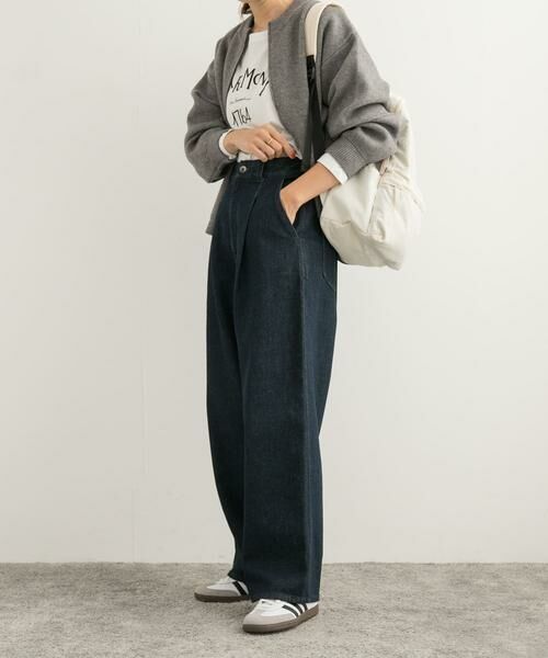 URBAN RESEARCH DOORS / アーバンリサーチ ドアーズ デニムパンツ | 裏起毛タックデニムパンツ | 詳細20