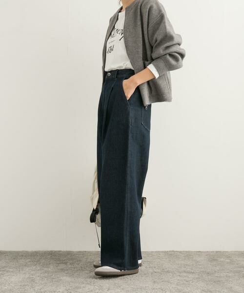 URBAN RESEARCH DOORS / アーバンリサーチ ドアーズ デニムパンツ | 裏起毛タックデニムパンツ | 詳細22