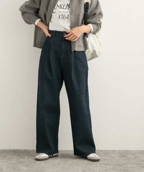 URBAN RESEARCH DOORS / アーバンリサーチ ドアーズ デニムパンツ | 裏起毛タックデニムパンツ | 詳細17