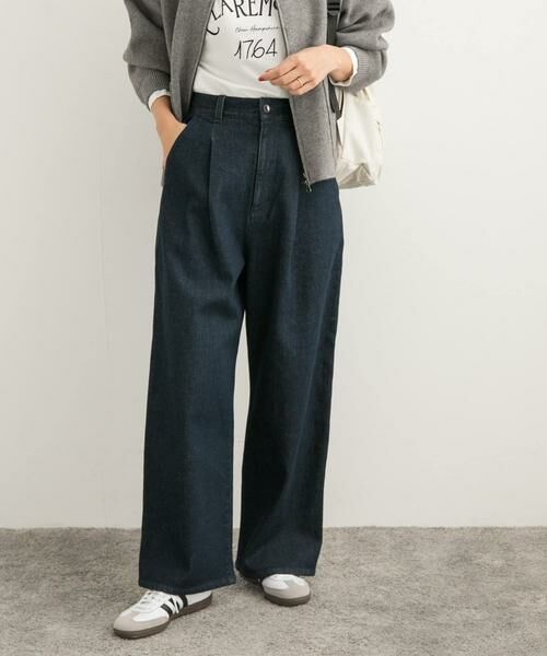 URBAN RESEARCH DOORS / アーバンリサーチ ドアーズ デニムパンツ | 裏起毛タックデニムパンツ | 詳細19