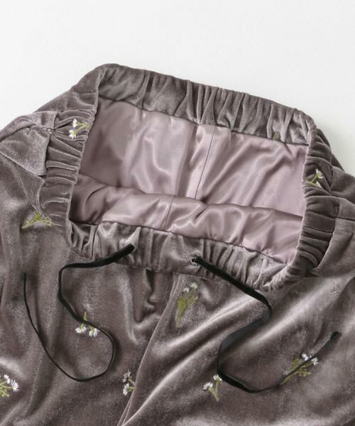 URBAN RESEARCH DOORS / アーバンリサーチ ドアーズ その他パンツ | 刺繍ベロアイージーパンツ | 詳細15