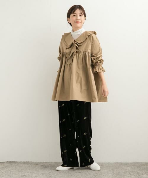 URBAN RESEARCH DOORS / アーバンリサーチ ドアーズ その他パンツ | 刺繍ベロアイージーパンツ | 詳細29