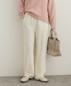 URBAN RESEARCH DOORS / アーバンリサーチ ドアーズ その他パンツ | 起毛レースイージーパンツ