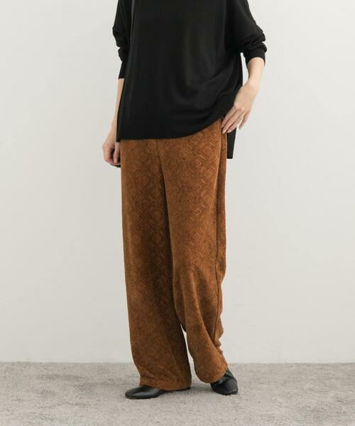 URBAN RESEARCH DOORS / アーバンリサーチ ドアーズ その他パンツ | 起毛レースイージーパンツ | 詳細10