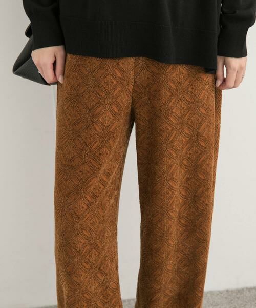 URBAN RESEARCH DOORS / アーバンリサーチ ドアーズ その他パンツ | 起毛レースイージーパンツ | 詳細12