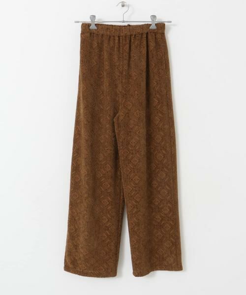URBAN RESEARCH DOORS / アーバンリサーチ ドアーズ その他パンツ | 起毛レースイージーパンツ | 詳細14