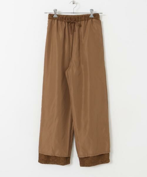URBAN RESEARCH DOORS / アーバンリサーチ ドアーズ その他パンツ | 起毛レースイージーパンツ | 詳細18