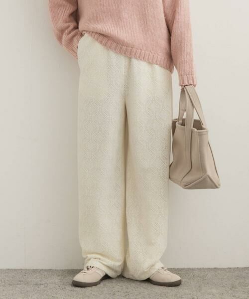 URBAN RESEARCH DOORS / アーバンリサーチ ドアーズ その他パンツ | 起毛レースイージーパンツ | 詳細21