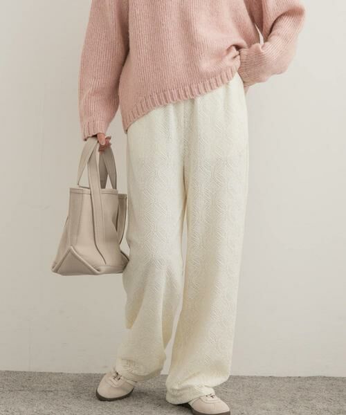 URBAN RESEARCH DOORS / アーバンリサーチ ドアーズ その他パンツ | 起毛レースイージーパンツ | 詳細23