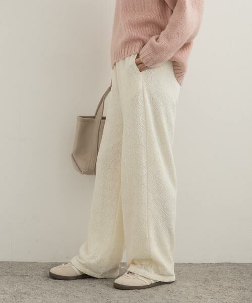 URBAN RESEARCH DOORS / アーバンリサーチ ドアーズ その他パンツ | 起毛レースイージーパンツ | 詳細24
