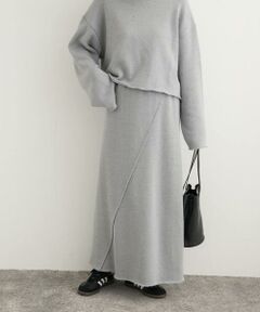 URBAN RESEARCH DOORS / アーバンリサーチ ドアーズ スカート | ローゲージインレイイージースカート