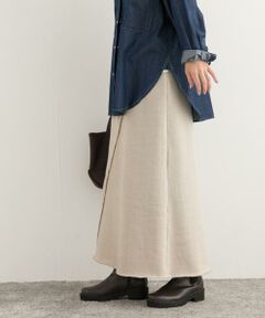 URBAN RESEARCH DOORS / アーバンリサーチ ドアーズ スカート | ローゲージインレイイージースカート