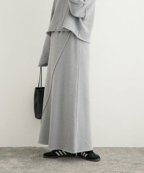 URBAN RESEARCH DOORS / アーバンリサーチ ドアーズ スカート | ローゲージインレイイージースカート | 詳細1