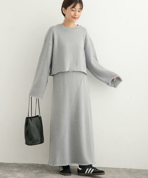 URBAN RESEARCH DOORS / アーバンリサーチ ドアーズ スカート | ローゲージインレイイージースカート | 詳細10