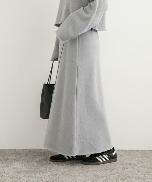 URBAN RESEARCH DOORS / アーバンリサーチ ドアーズ スカート | ローゲージインレイイージースカート | 詳細2