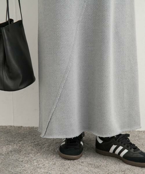 URBAN RESEARCH DOORS / アーバンリサーチ ドアーズ スカート | ローゲージインレイイージースカート | 詳細8