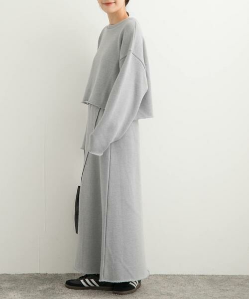 URBAN RESEARCH DOORS / アーバンリサーチ ドアーズ スカート | ローゲージインレイイージースカート | 詳細9