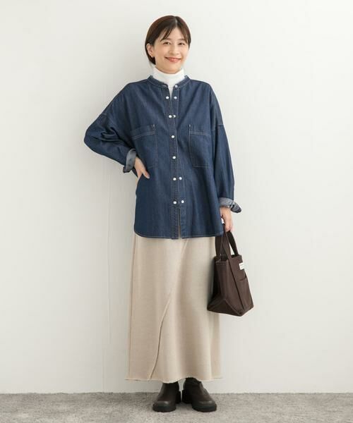 URBAN RESEARCH DOORS / アーバンリサーチ ドアーズ スカート | ローゲージインレイイージースカート | 詳細28