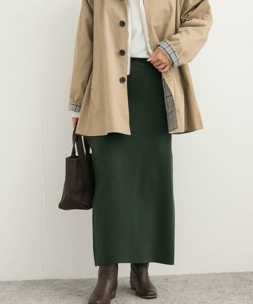 URBAN RESEARCH DOORS / アーバンリサーチ ドアーズ スカート | スムースニットストレートスカート | 詳細1