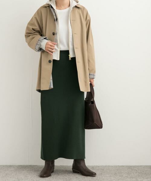URBAN RESEARCH DOORS / アーバンリサーチ ドアーズ スカート | スムースニットストレートスカート | 詳細3