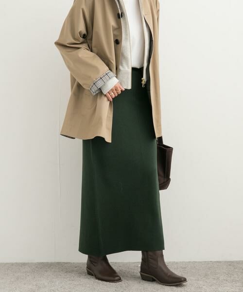 URBAN RESEARCH DOORS / アーバンリサーチ ドアーズ スカート | スムースニットストレートスカート | 詳細8