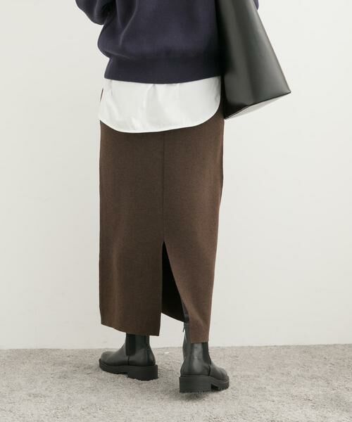 URBAN RESEARCH DOORS / アーバンリサーチ ドアーズ スカート | スムースニットストレートスカート | 詳細18
