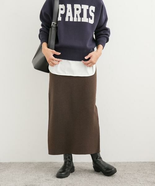 URBAN RESEARCH DOORS / アーバンリサーチ ドアーズ スカート | スムースニットストレートスカート | 詳細19
