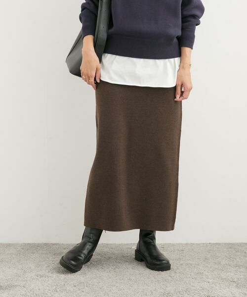 URBAN RESEARCH DOORS / アーバンリサーチ ドアーズ スカート | スムースニットストレートスカート | 詳細21