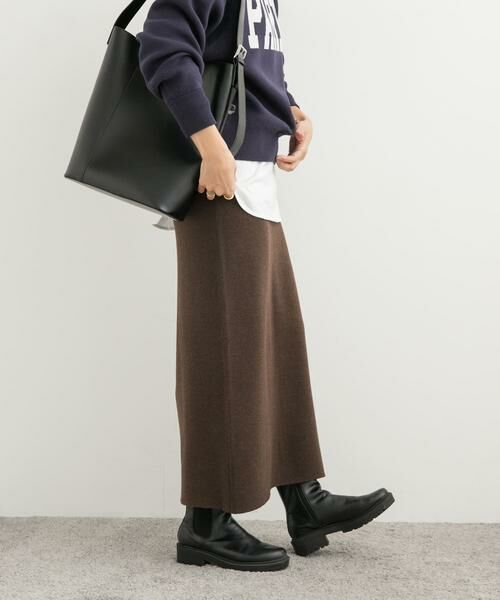 URBAN RESEARCH DOORS / アーバンリサーチ ドアーズ スカート | スムースニットストレートスカート | 詳細22