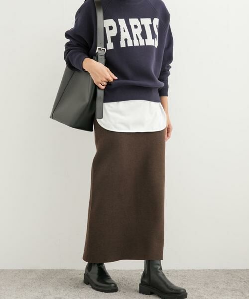 URBAN RESEARCH DOORS / アーバンリサーチ ドアーズ スカート | スムースニットストレートスカート | 詳細24