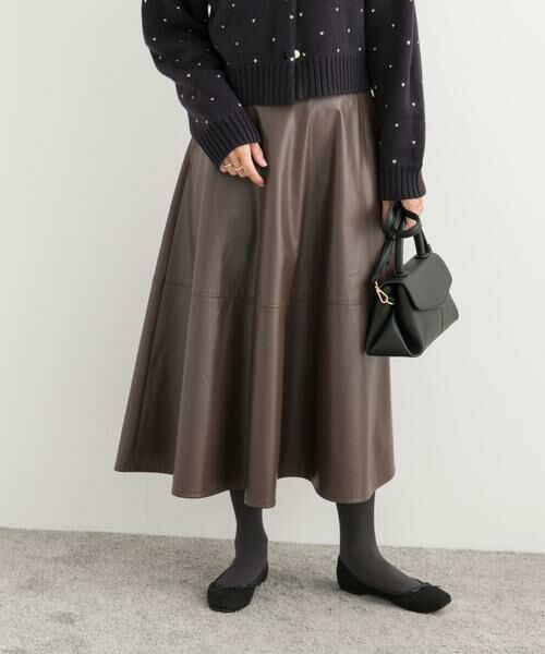 URBAN RESEARCH DOORS / アーバンリサーチ ドアーズ スカート | 切替えフレアスカート | 詳細1