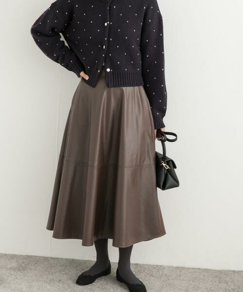 URBAN RESEARCH DOORS / アーバンリサーチ ドアーズ スカート | 切替えフレアスカート | 詳細3