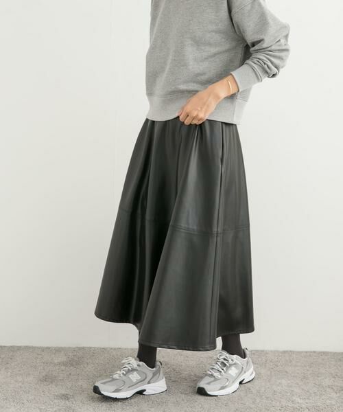 URBAN RESEARCH DOORS / アーバンリサーチ ドアーズ スカート | 切替えフレアスカート | 詳細18