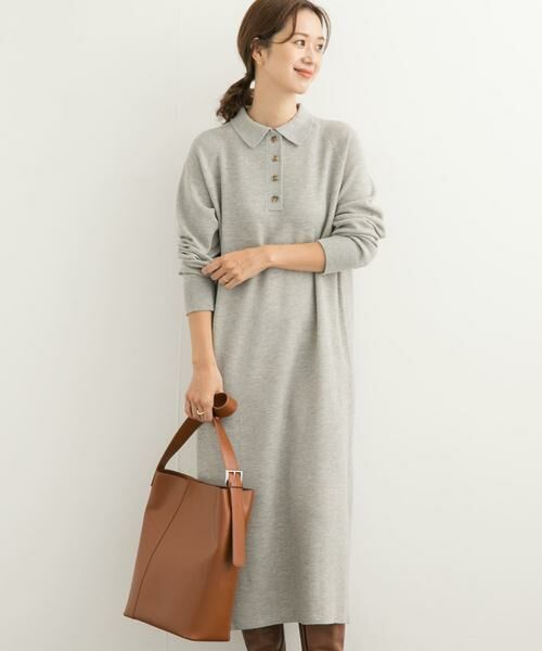 URBAN RESEARCH DOORS / アーバンリサーチ ドアーズ ワンピース | 衿付きニットワンピース | 詳細11