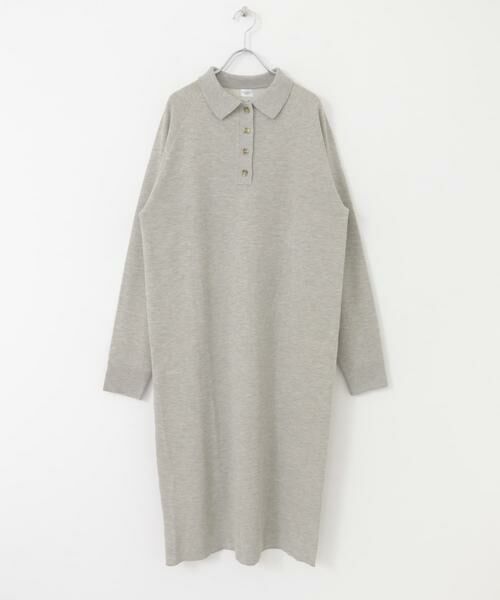 URBAN RESEARCH DOORS / アーバンリサーチ ドアーズ ワンピース | 衿付きニットワンピース | 詳細14