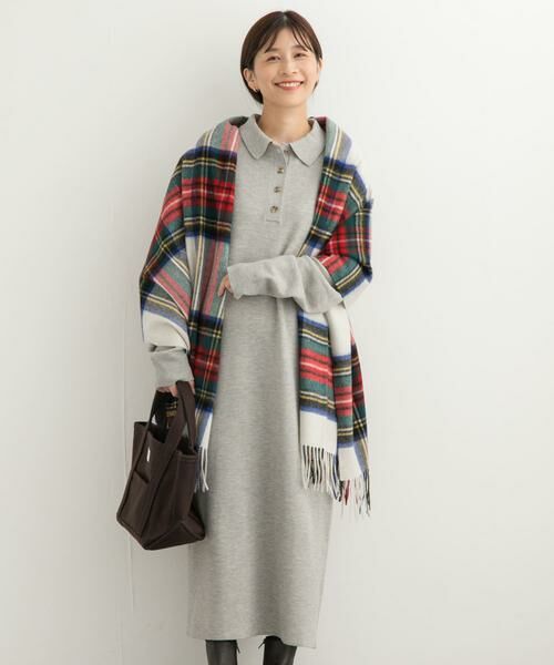 URBAN RESEARCH DOORS / アーバンリサーチ ドアーズ ワンピース | 衿付きニットワンピース | 詳細4