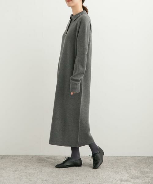 URBAN RESEARCH DOORS / アーバンリサーチ ドアーズ ワンピース | 衿付きニットワンピース | 詳細25