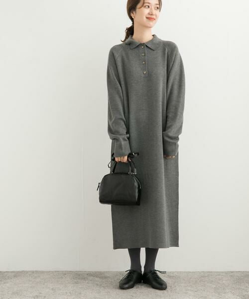URBAN RESEARCH DOORS / アーバンリサーチ ドアーズ ワンピース | 衿付きニットワンピース | 詳細27