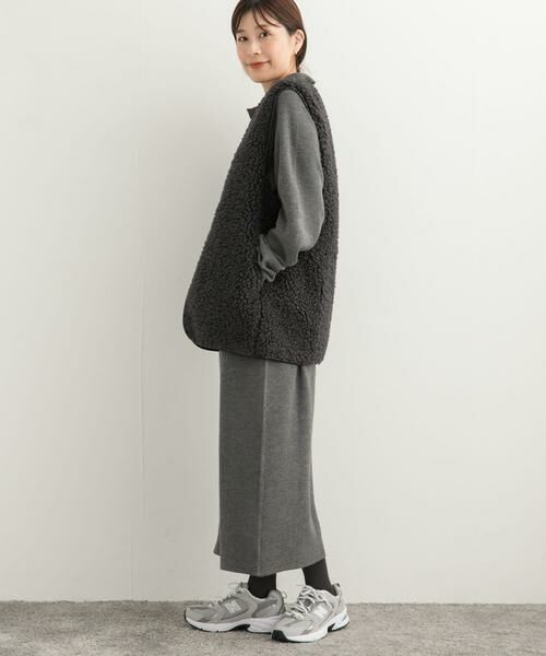 URBAN RESEARCH DOORS / アーバンリサーチ ドアーズ ワンピース | 衿付きニットワンピース | 詳細18