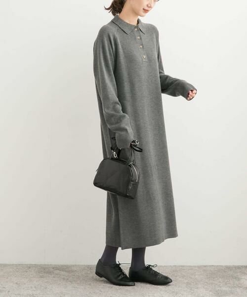 URBAN RESEARCH DOORS / アーバンリサーチ ドアーズ ワンピース | 衿付きニットワンピース | 詳細23