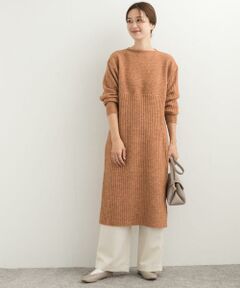 URBAN RESEARCH DOORS / アーバンリサーチ ドアーズ ワンピース | リブ切替ニットワンピース