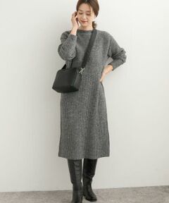 URBAN RESEARCH DOORS / アーバンリサーチ ドアーズ ワンピース | リブ切替ニットワンピース